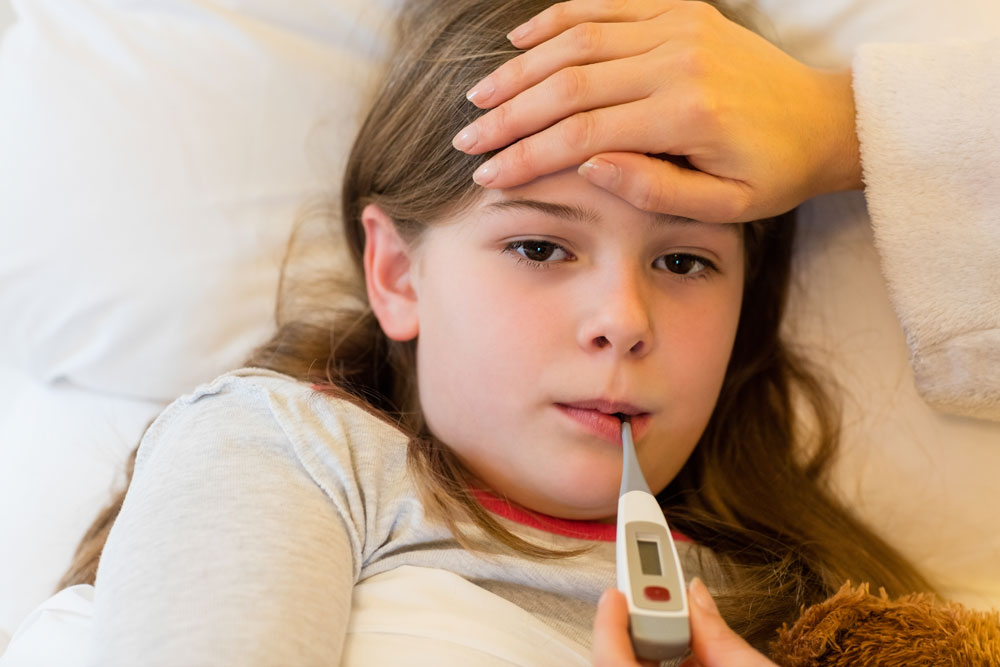 تب یا افزایش دمای بدن در کودکان