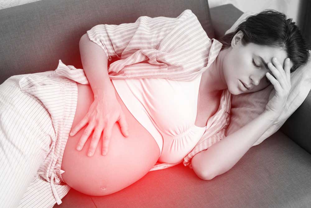 درمان درد زیر شکم در بارداری